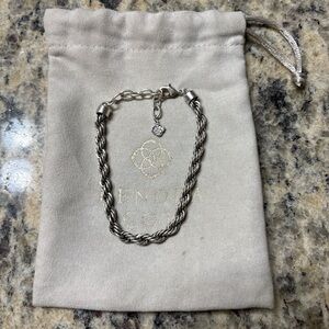 Kendra Scott Silver Roped Bracelet